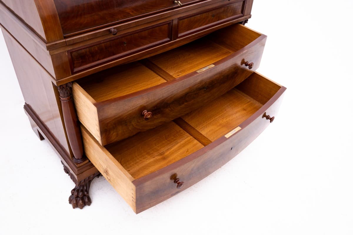 Mahogany Secretary Desk, Victorian Style, Northern Europe, 1890s - 47105