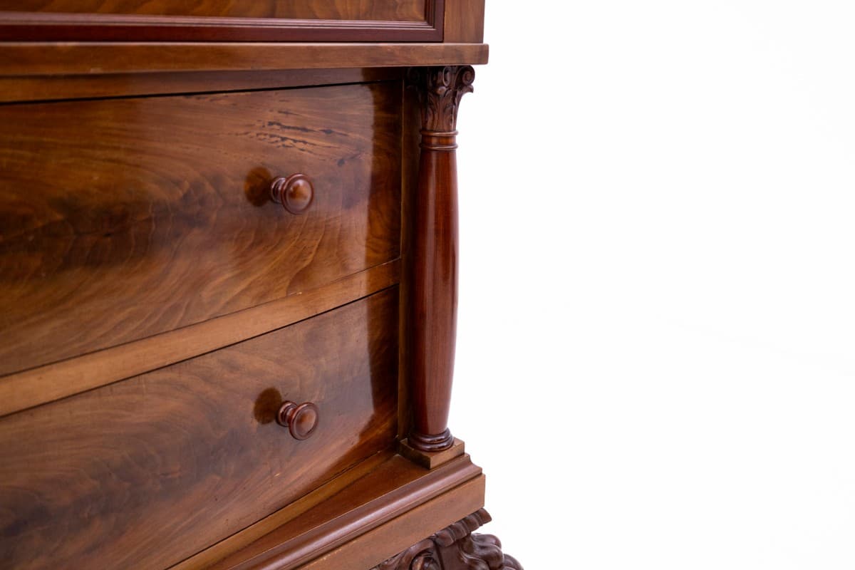 Mahogany Secretary Desk, Victorian Style, Northern Europe, 1890s - 47107