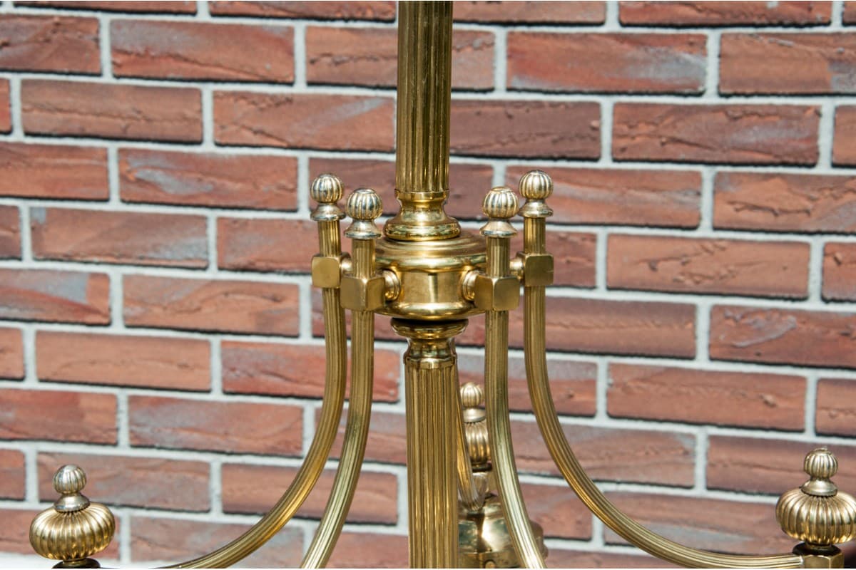 Żyrandol neobarokowy, mosiądz polerowany, Europa Zachodnia, lata 50. - 61051