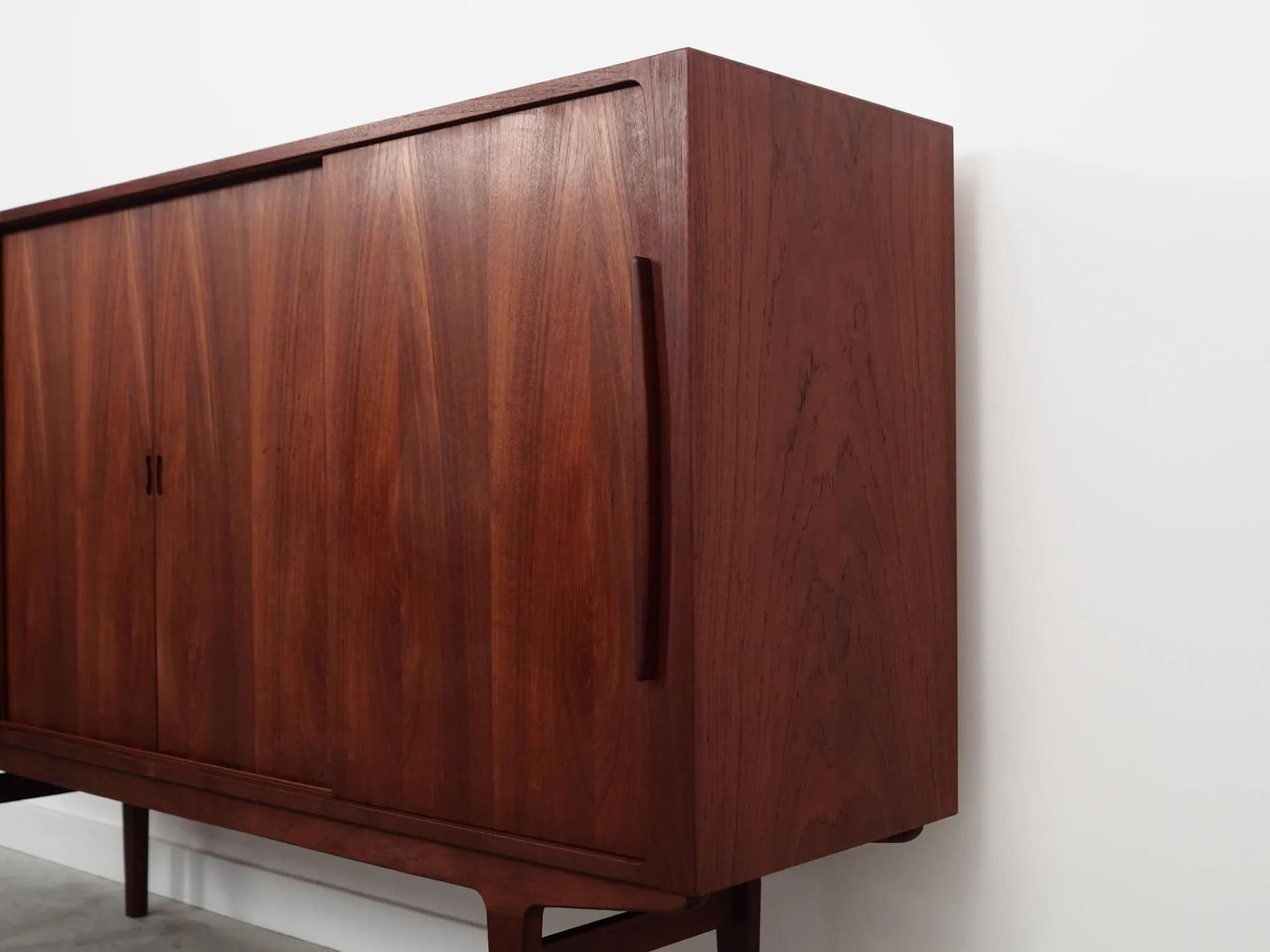 Highboard, teak brązowy ciemny, Dania, lata 60. - 40024