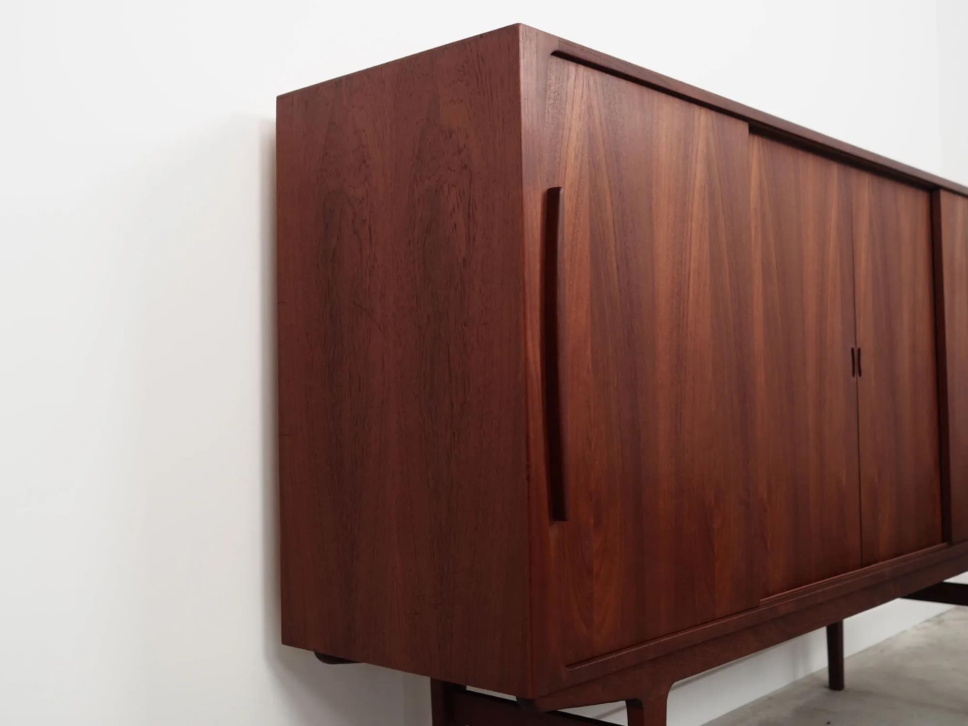 Highboard, teak brązowy ciemny, Dania, lata 60. - 40022