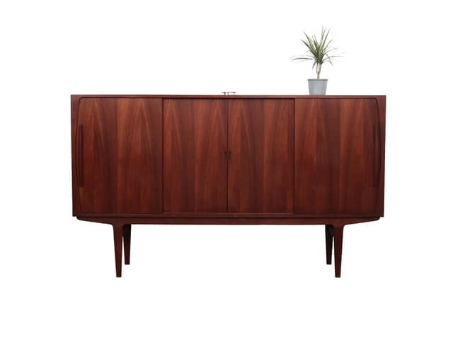 Highboard, teak brązowy ciemny, Dania, lata 60. - WYMIARY