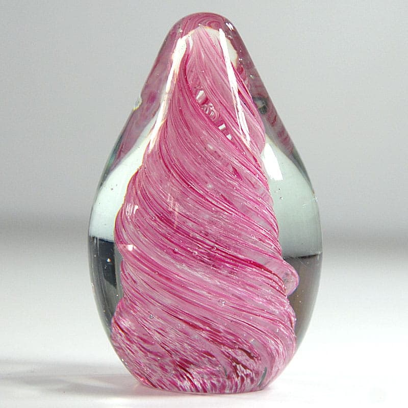 Przycisk do papieru Murano, szkło transparent, Włochy, lata 60. - 39890