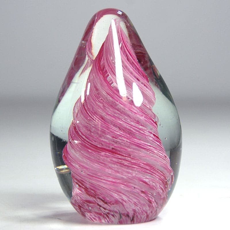 Przycisk do papieru Murano, szkło transparent, Włochy, lata 60. - 39892