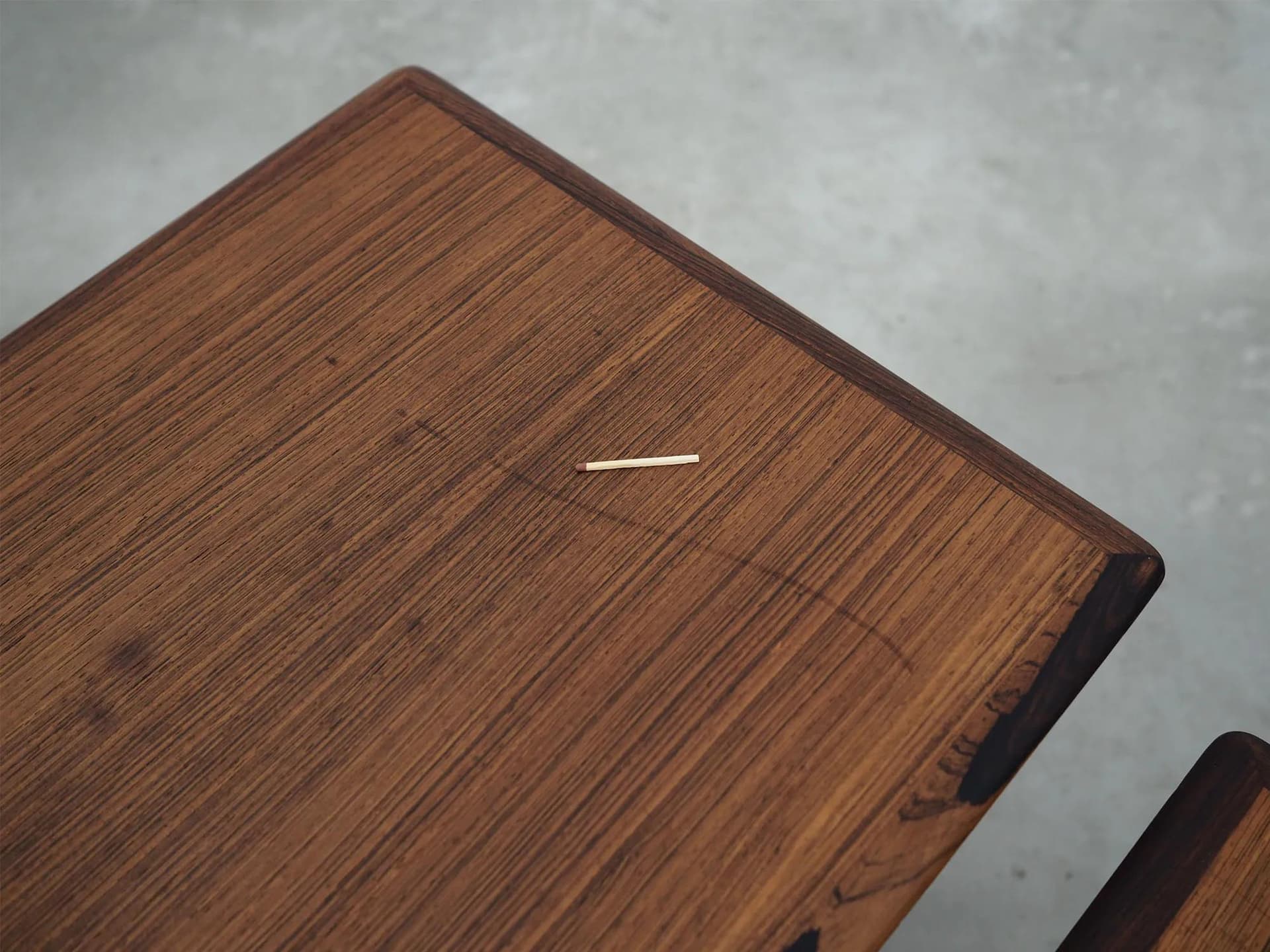 Komplet trzech stolików, palisander brązowy, Dania, lata 60. - 40536