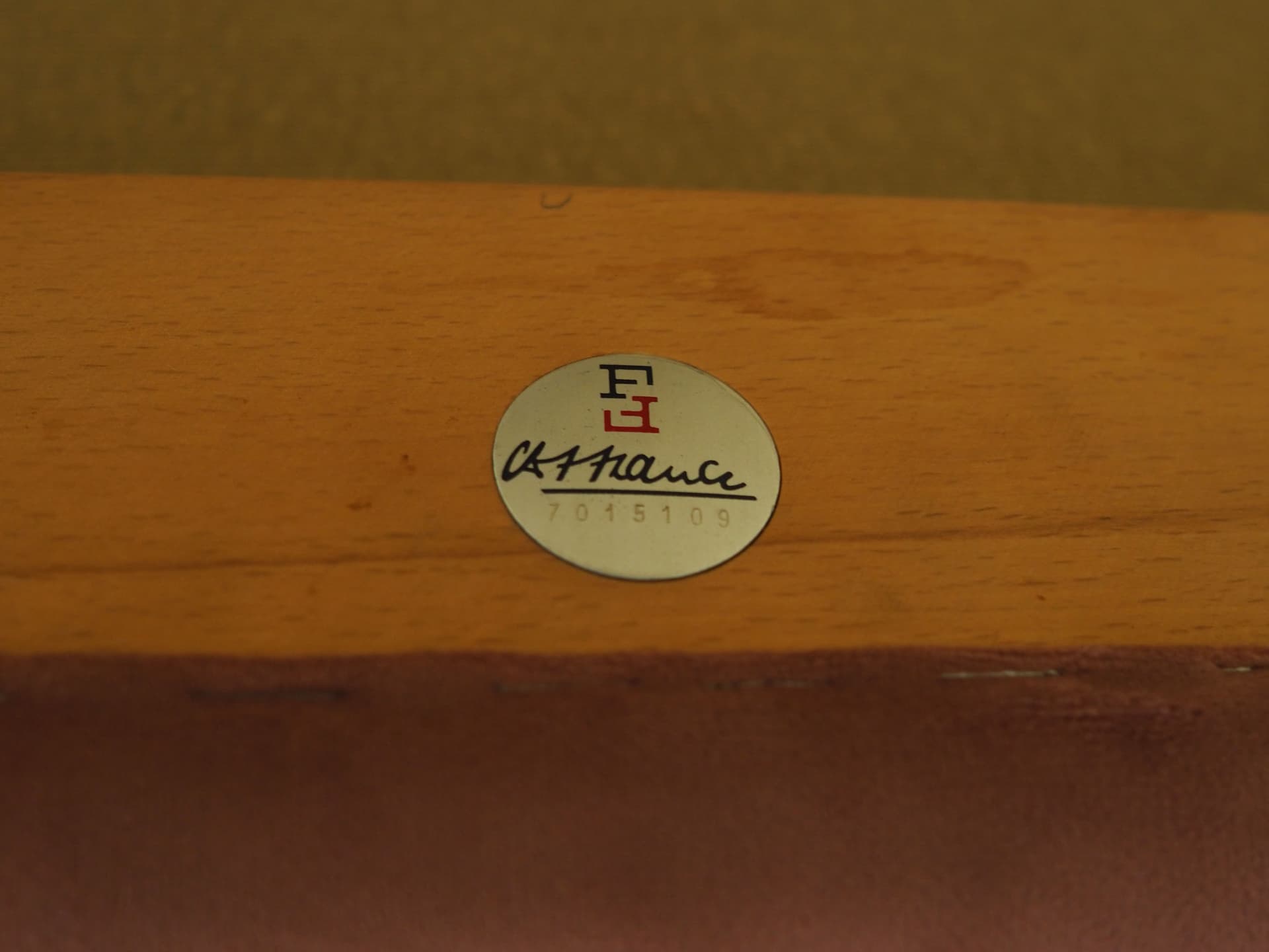 Armchair, pink velvet, chrome steel, by P. Cadovius, France & Søn, Denmark, 1960s. - 40506