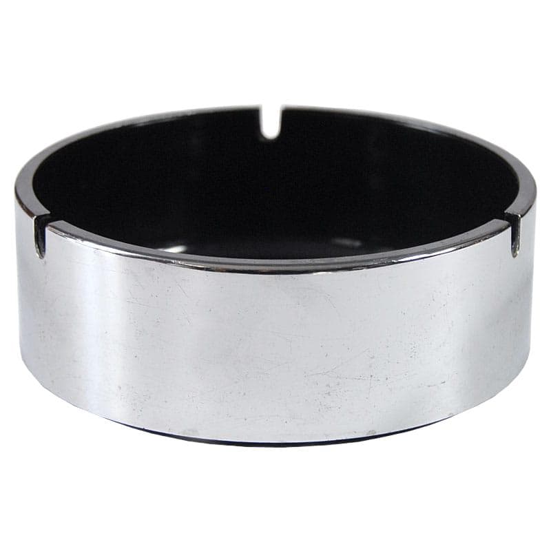 Popielniczka, czarny plastik, proj. I. Kenmochi, Japonia, lata 60.