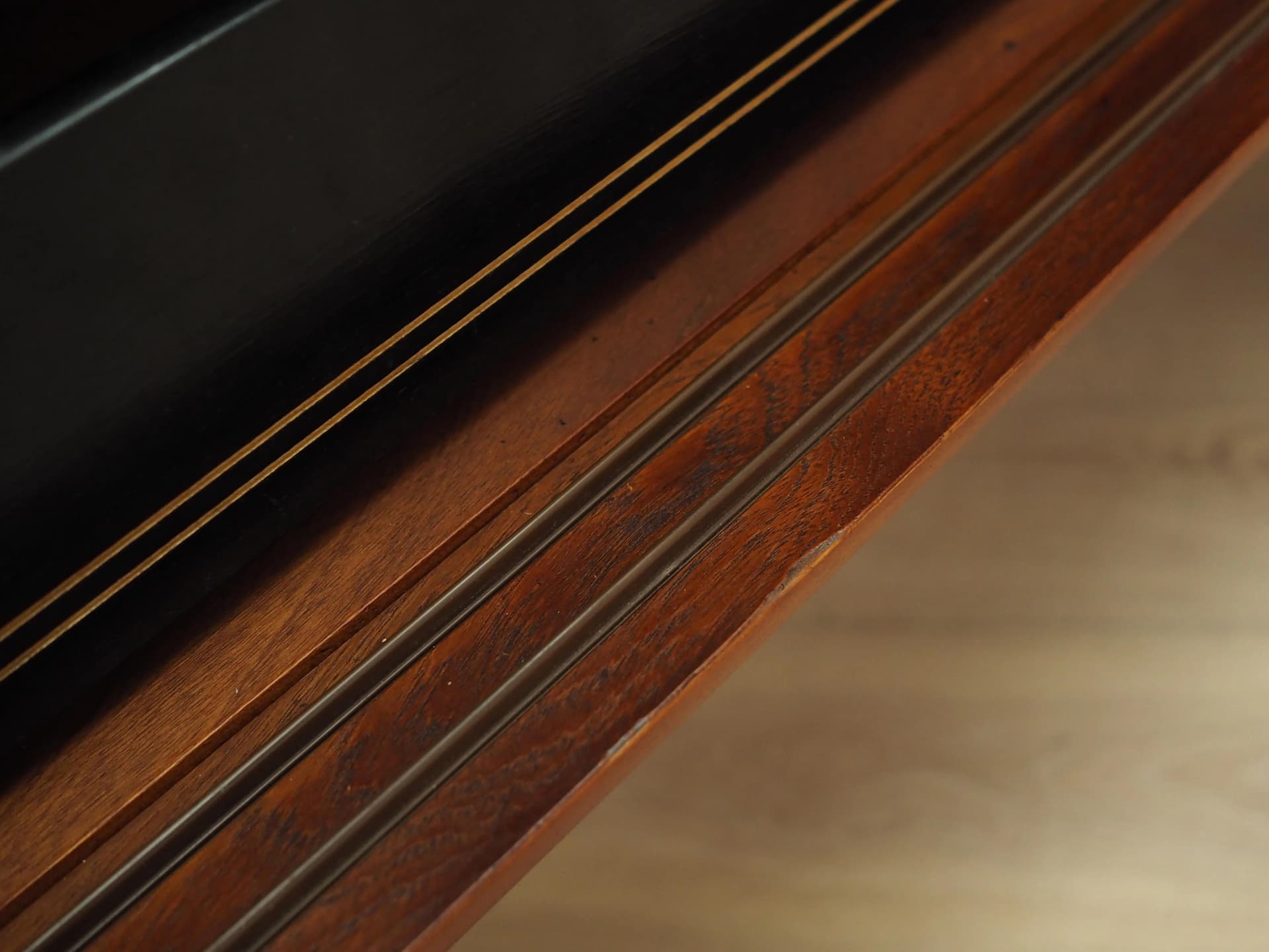 Highboard, teak pomarańczowy, Dania, lata 60. - 40486