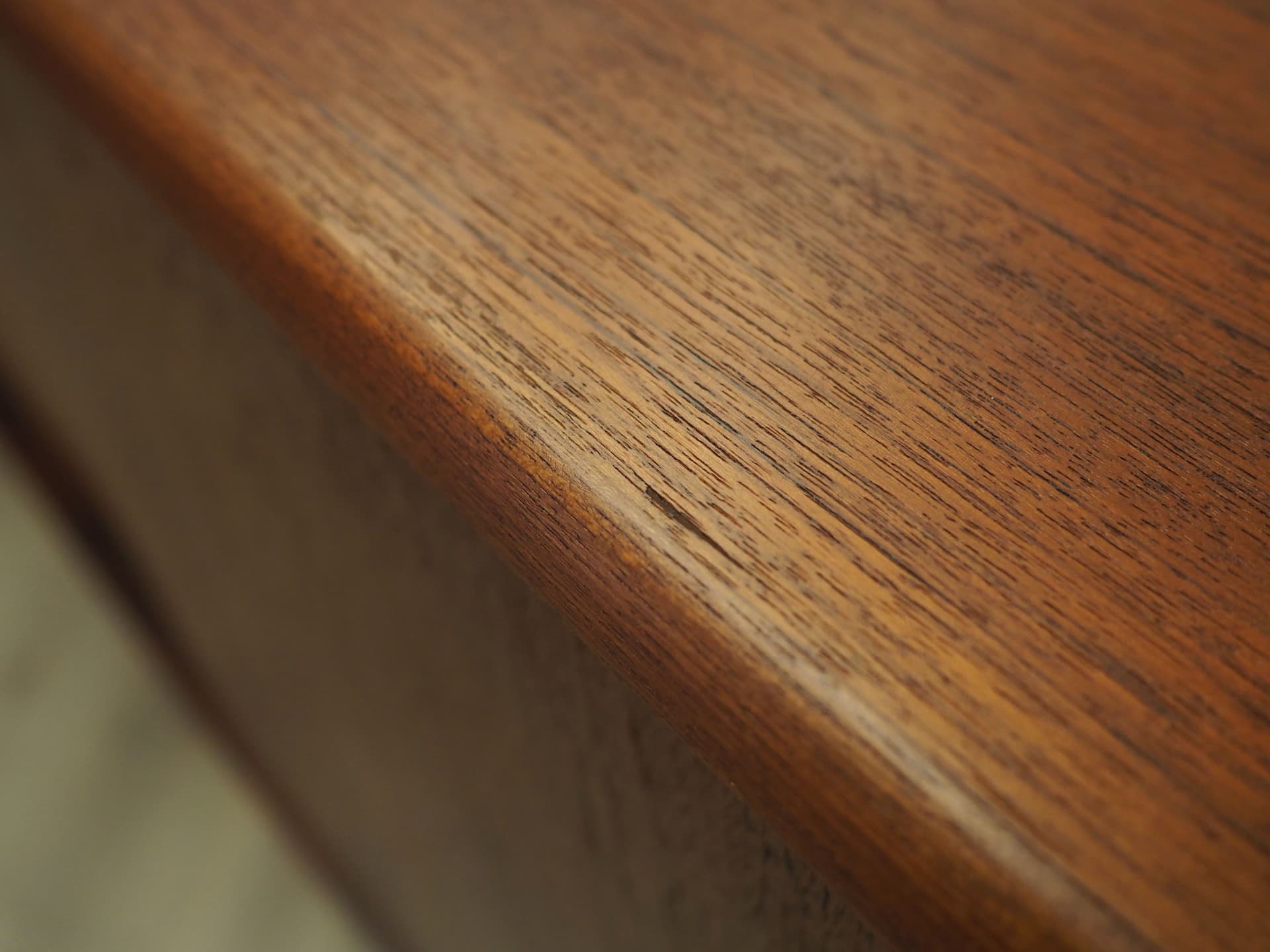 Highboard, teak pomarańczowy, Dania, lata 60. - 51364