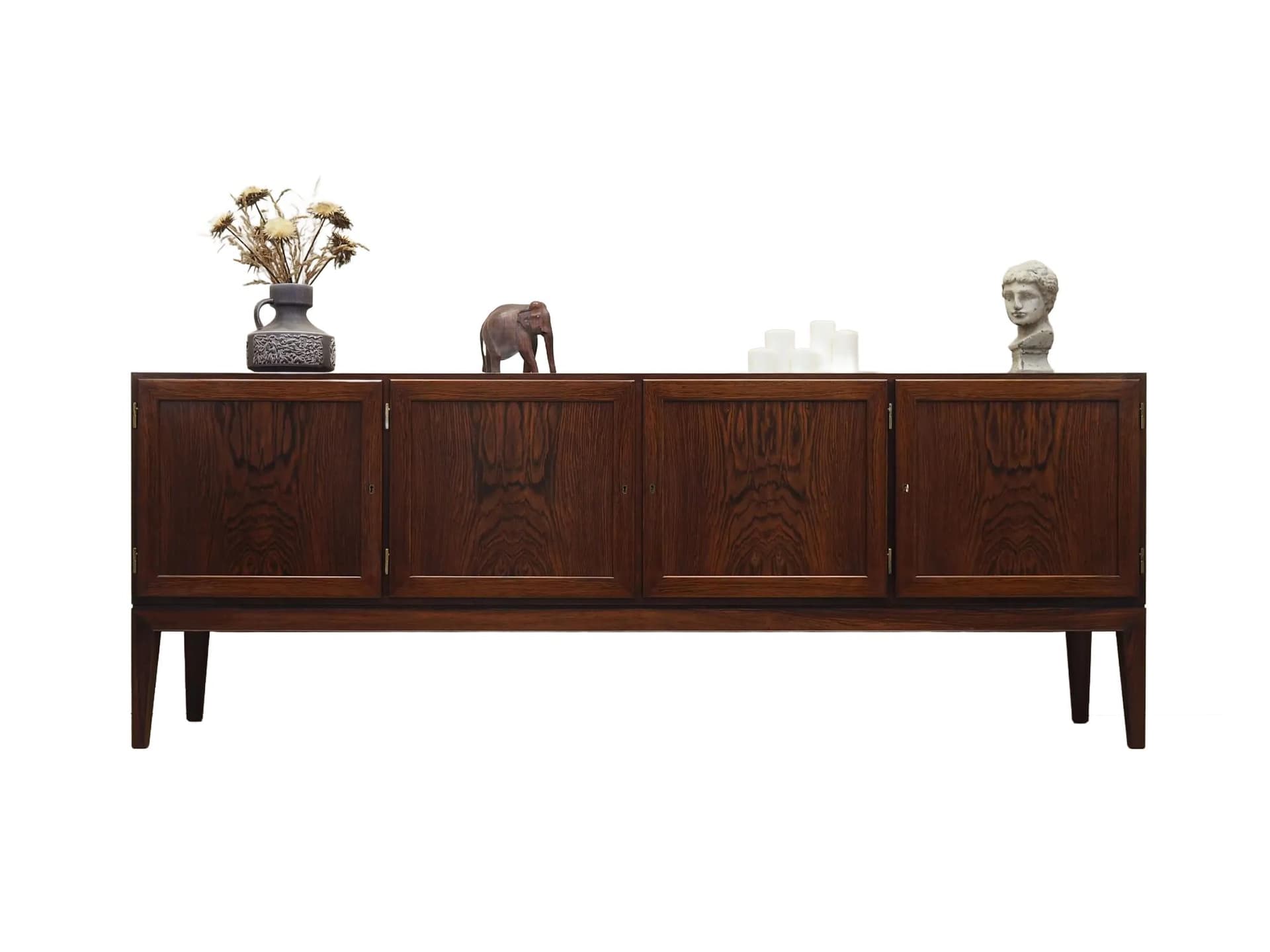 Sideboard, palisander, proj. S. Hansen, Haslev Møbelsnedkeri, Dania, lata 60.