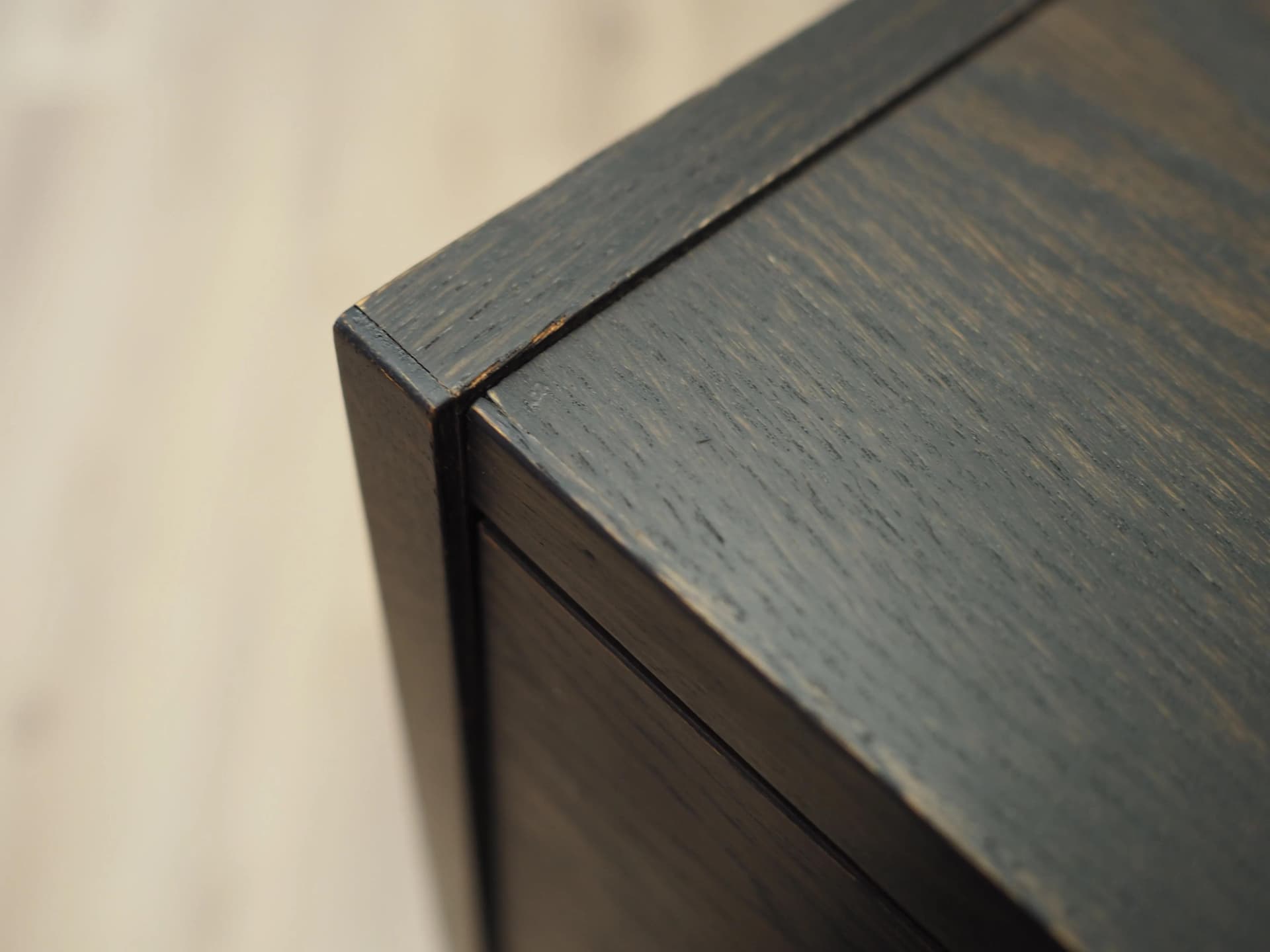 Komoda, brązowy dąb, Dania, lata 70. - 40422