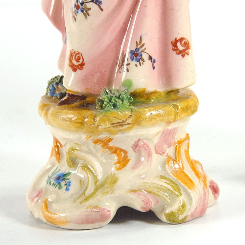 Pair of Capodimonte figurines, multicolor ceramic, Italy, 1950s. - 40200