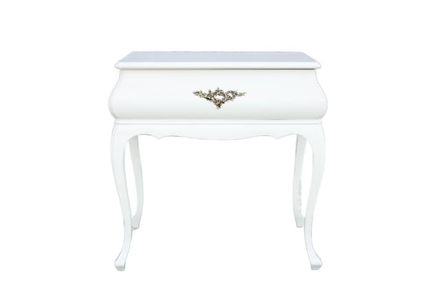 Ivory White Rococo Table-Commode, Northern Europe, 1920s - DIMENSION