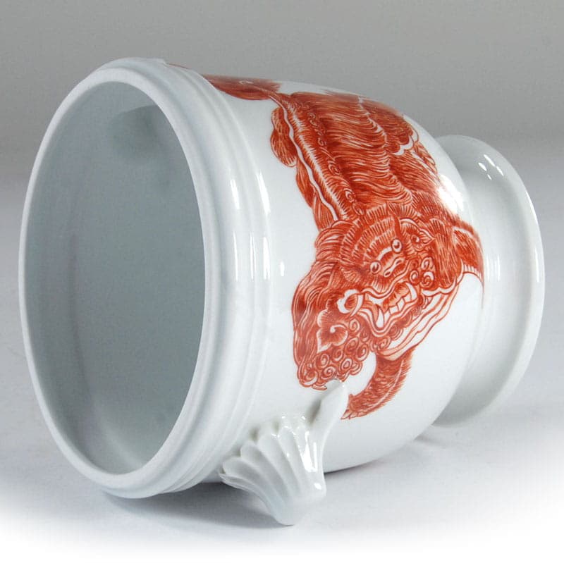 Pojemnik porcelanowy, Porcelaine de Paris, biały, porcelana, Francja, lata 80. - 41851