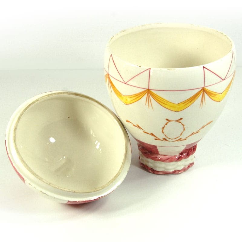 Pojemnik ceramiczny, ivory white, ceramika, Mancer, Włochy, lata 60. - 41835