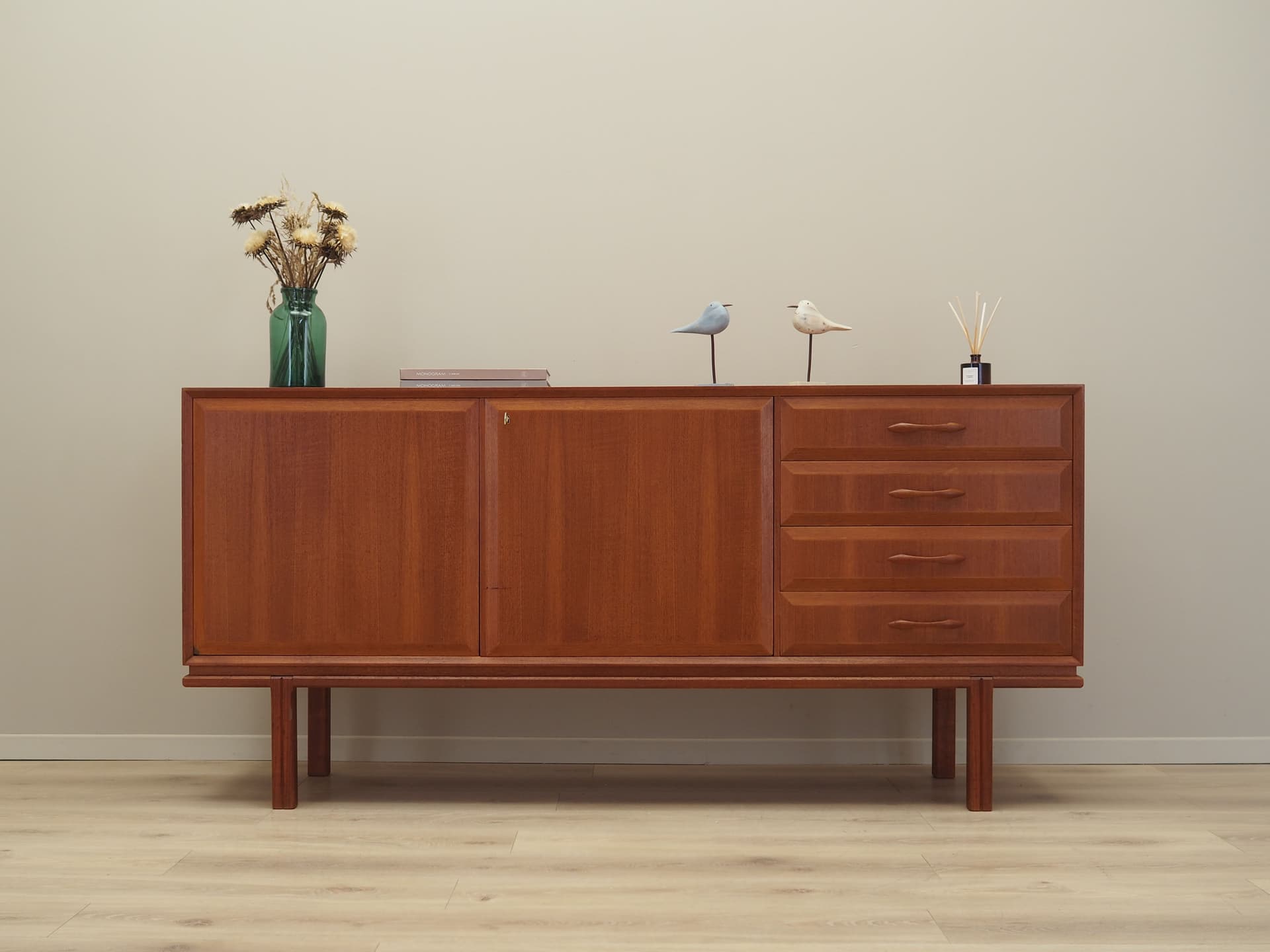 Sideboard, brązowy, teak, Szwecja, lata 60. - 51019
