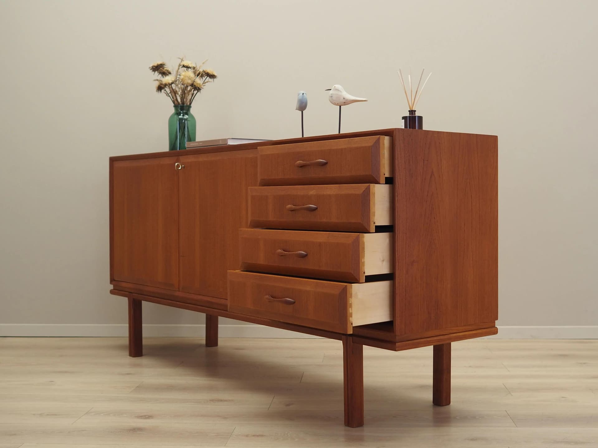 Sideboard, brązowy, teak, Szwecja, lata 60. - 41061