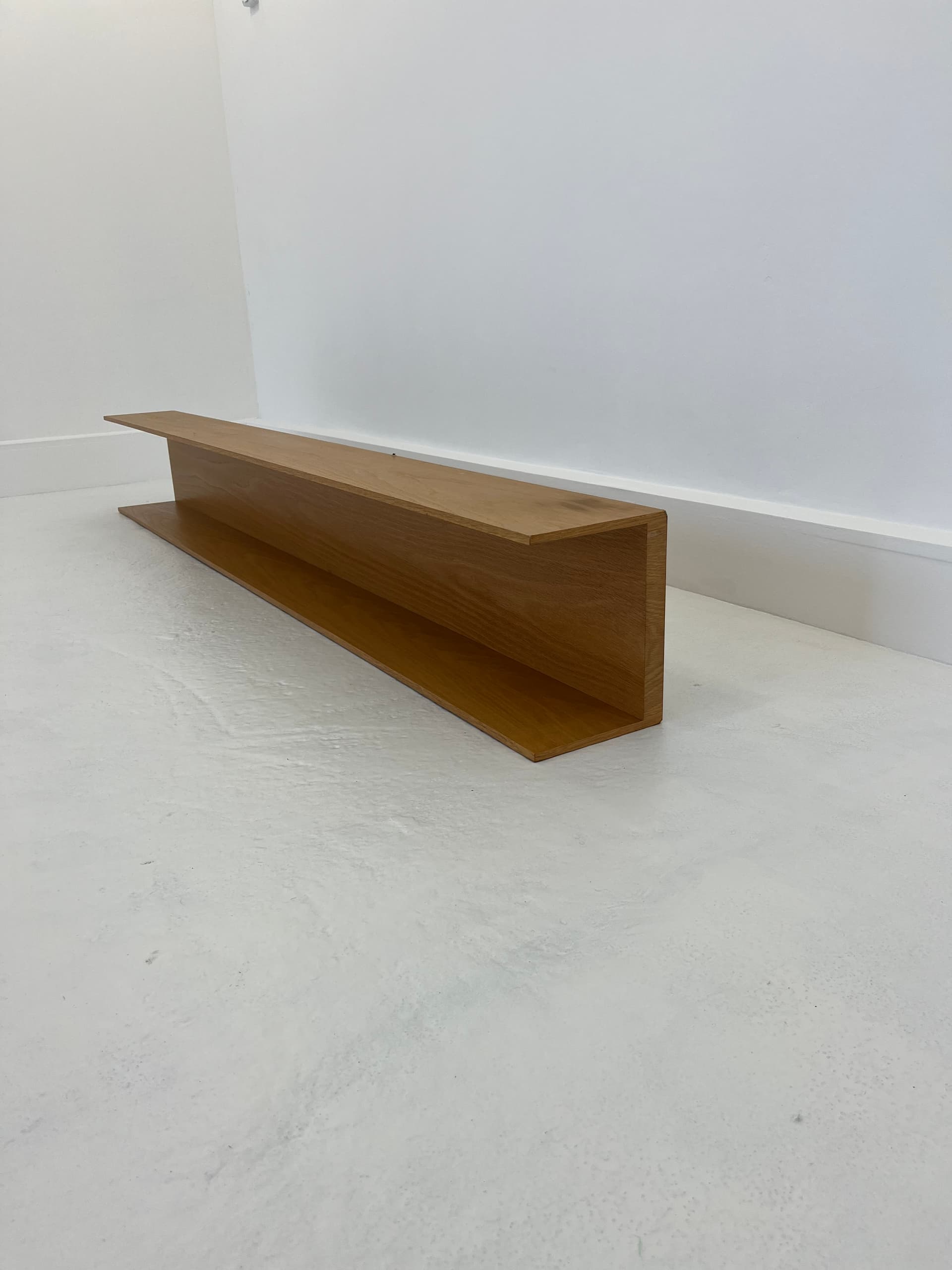 Półka ścienna, drewno wiśnia, proj. W. Wirtz, dla Wilhelm Renz, Niemcy, lata 60. - 40871
