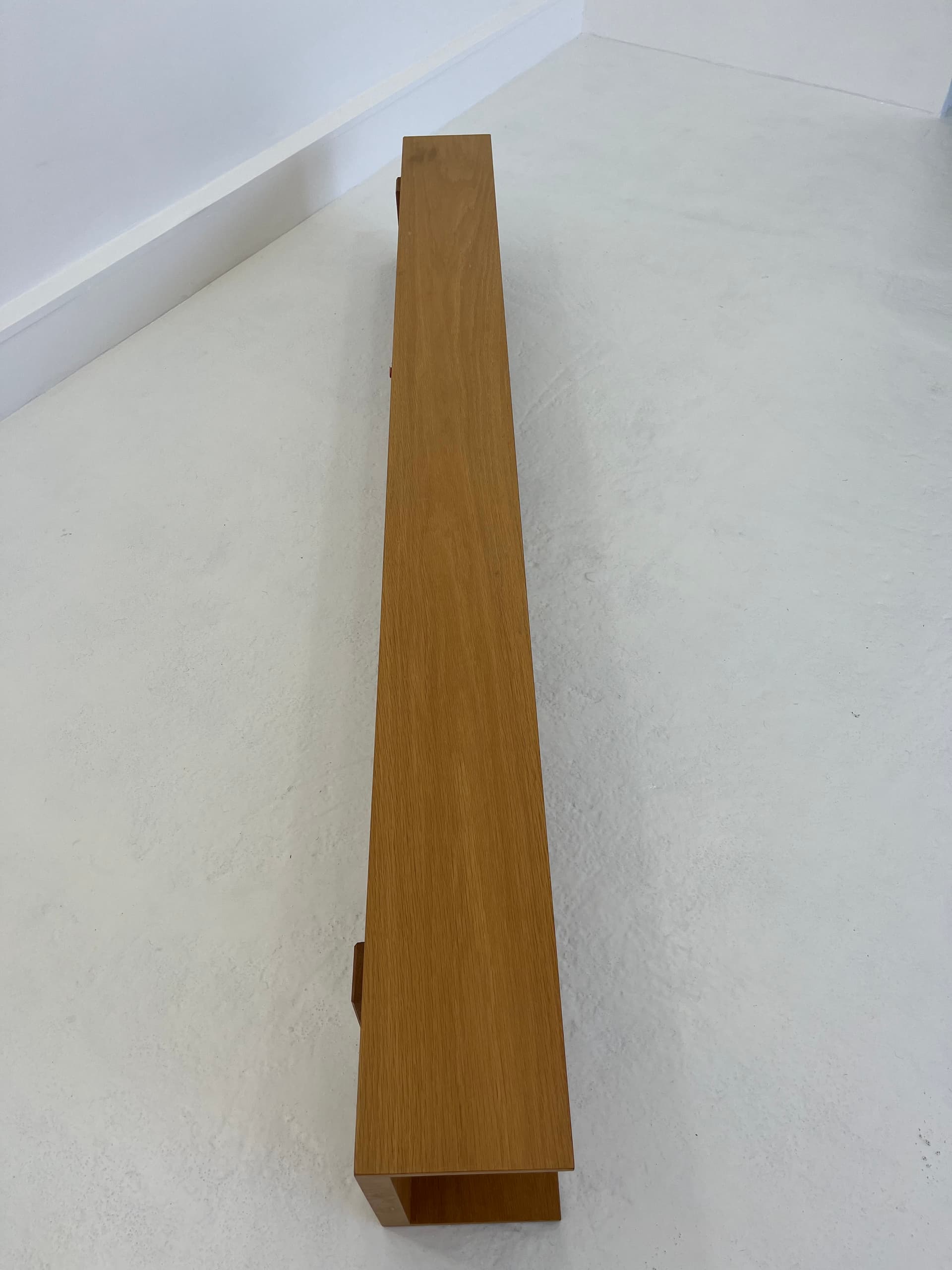 Półka ścienna, drewno wiśnia, proj. W. Wirtz, dla Wilhelm Renz, Niemcy, lata 60. - 40875