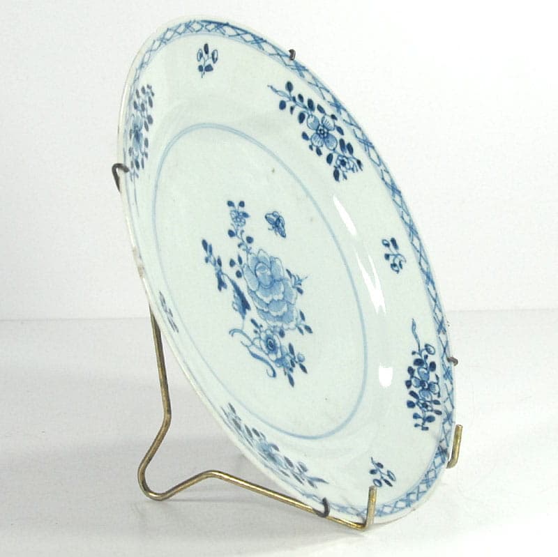 Talerz, Qianlong, porcelana biała, Chiny, XVIII wiek - 41751