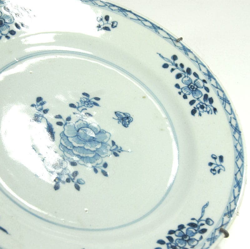Talerz, Qianlong, porcelana biała, Chiny, XVIII wiek - 41750