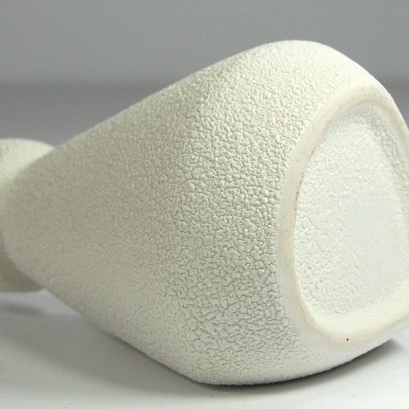 Wazon, ivory white, ceramika, Bertoncello, Włochy, lata 60. - 41641