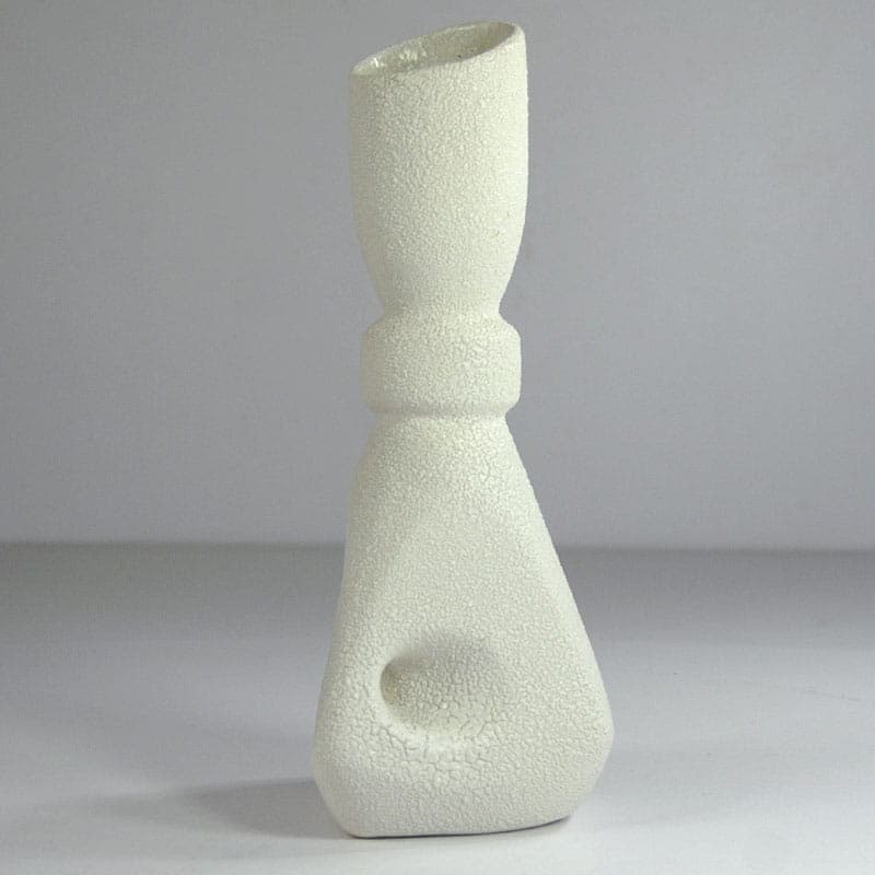 Wazon, ivory white, ceramika, Bertoncello, Włochy, lata 60. - 41637