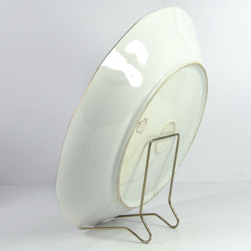 Patera herbowa, porcelana ivory white, Edme Samson, Francja, XIX wiek - 41590