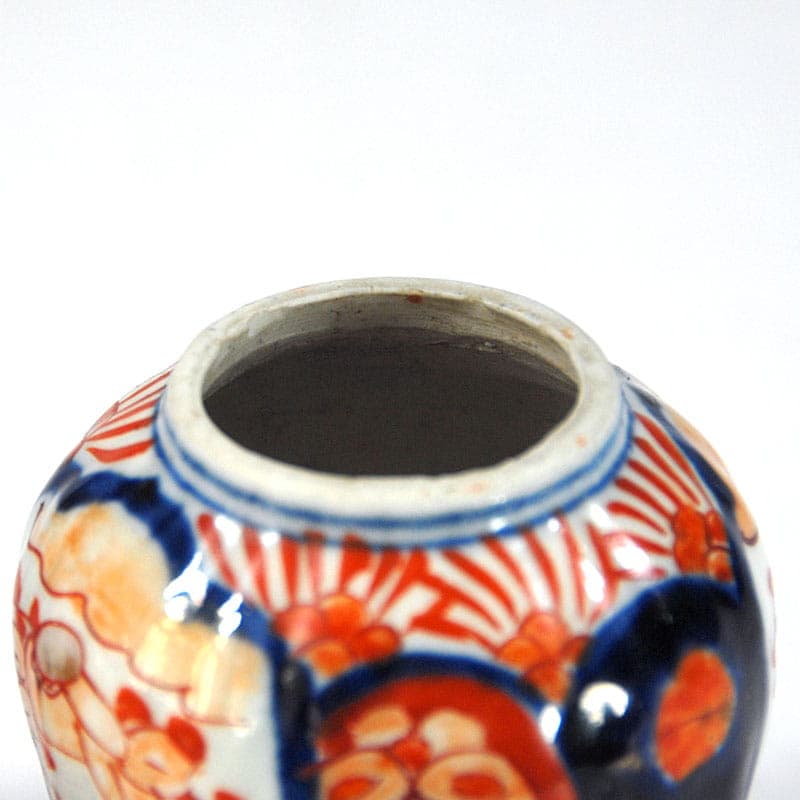 Para wazonów Imari, multikolor, fajans, Japonia, początek XX w. - 41583