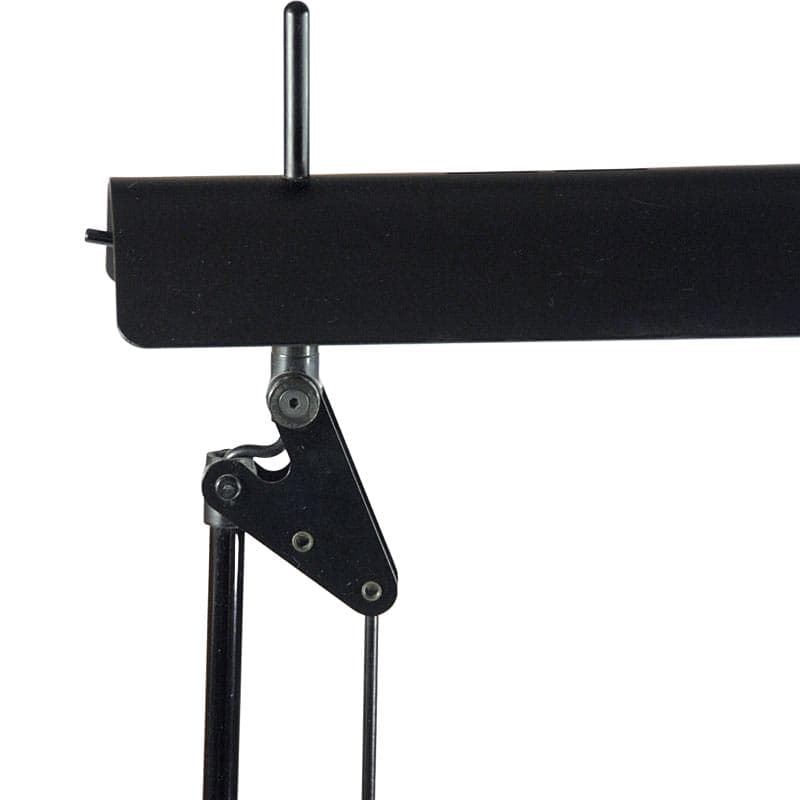 Czarna postmodernistyczna lampa biurkowa, lata 80. - 4373