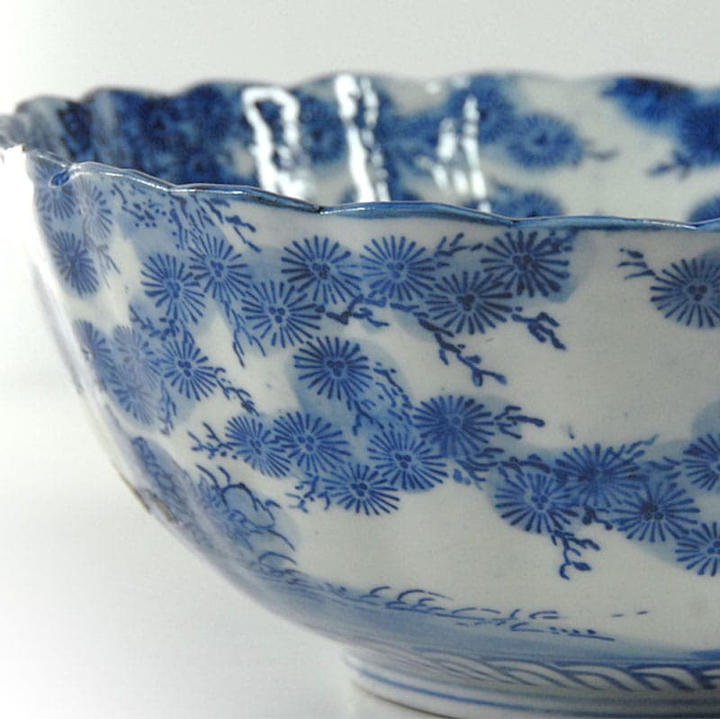 Misa Meiji, biało-niebieska, porcelana, Japonia, początek XX w. - 41459