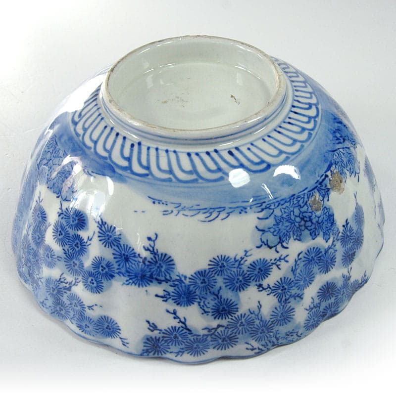 Misa Meiji, biało-niebieska, porcelana, Japonia, początek XX w. - 41460