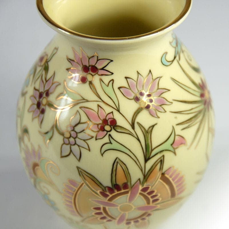 Wazon secesyjny, porcelana ivory white, Zsolnay, Węgry - 41451