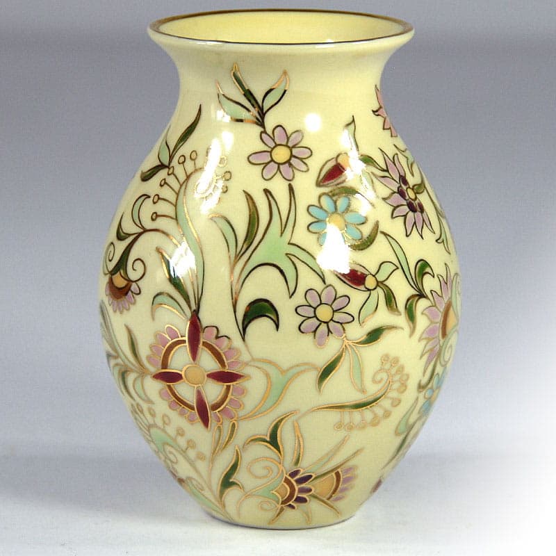 Wazon secesyjny, porcelana ivory white, Zsolnay, Węgry - 41450