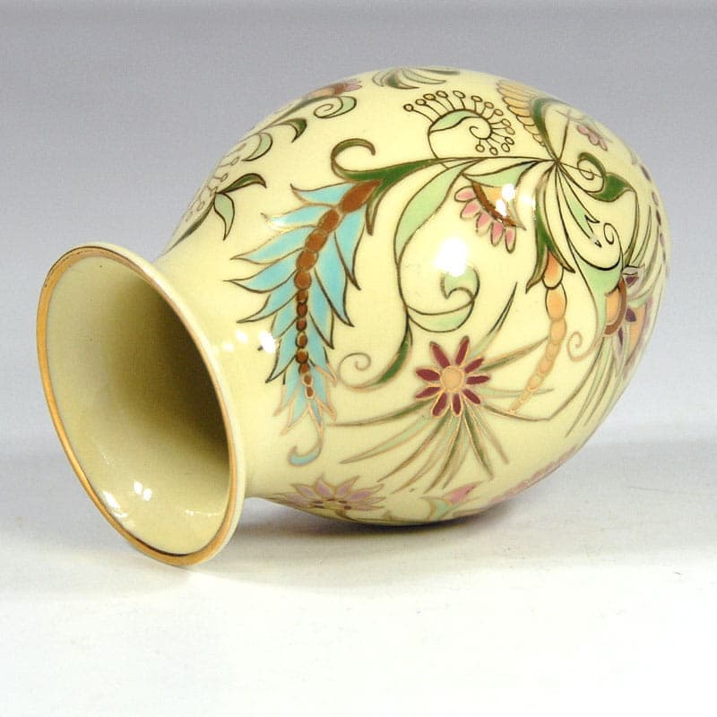 Wazon secesyjny, porcelana ivory white, Zsolnay, Węgry - 41447