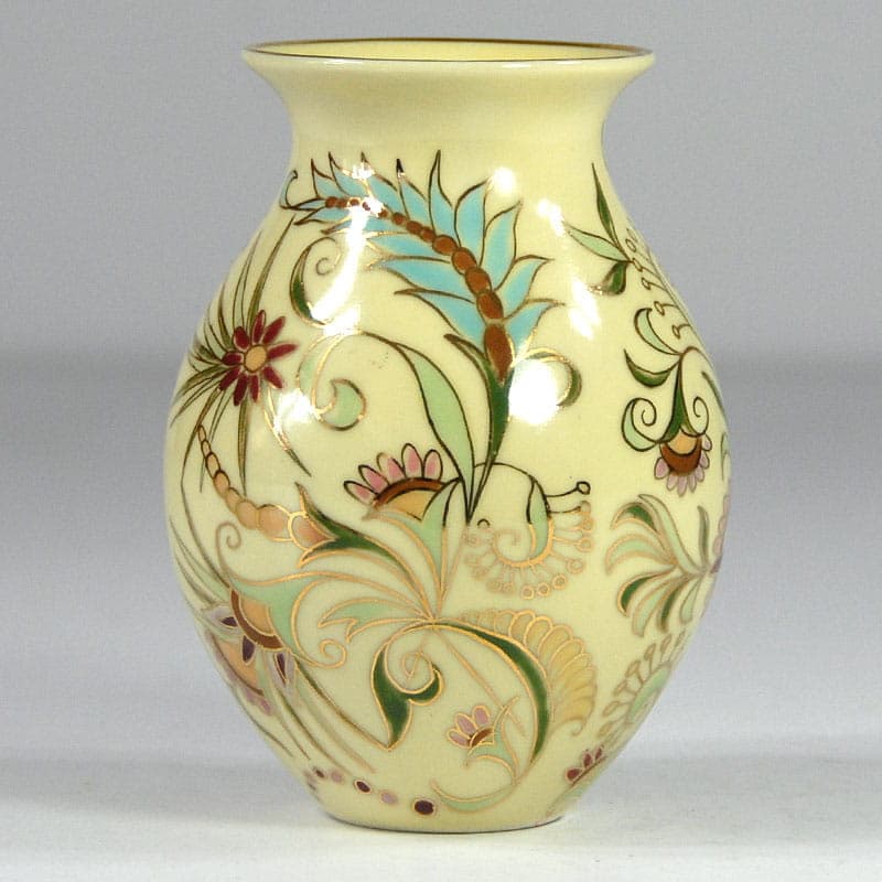 Wazon secesyjny, porcelana ivory white, Zsolnay, Węgry - 41448