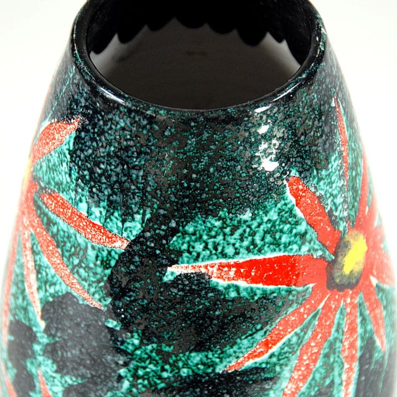 Wazon, multikolor, ceramika, Włochy, lata 60. - 41433