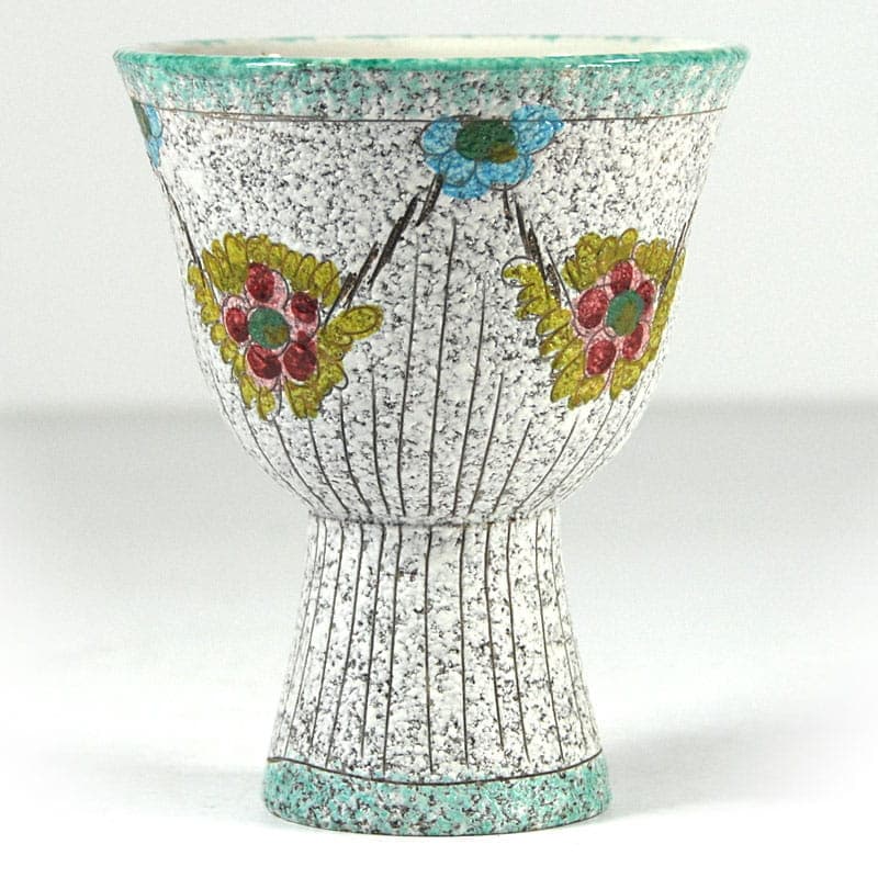 Wazon ceramiczny sgraffito, multikolor, Fratelli Fanciullacci, Włochy, lata 60. - 41421