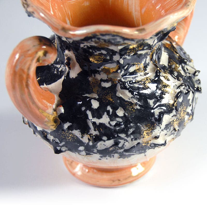 Wazon, multikolor, ceramika, Włochy, lata 60. - 41417