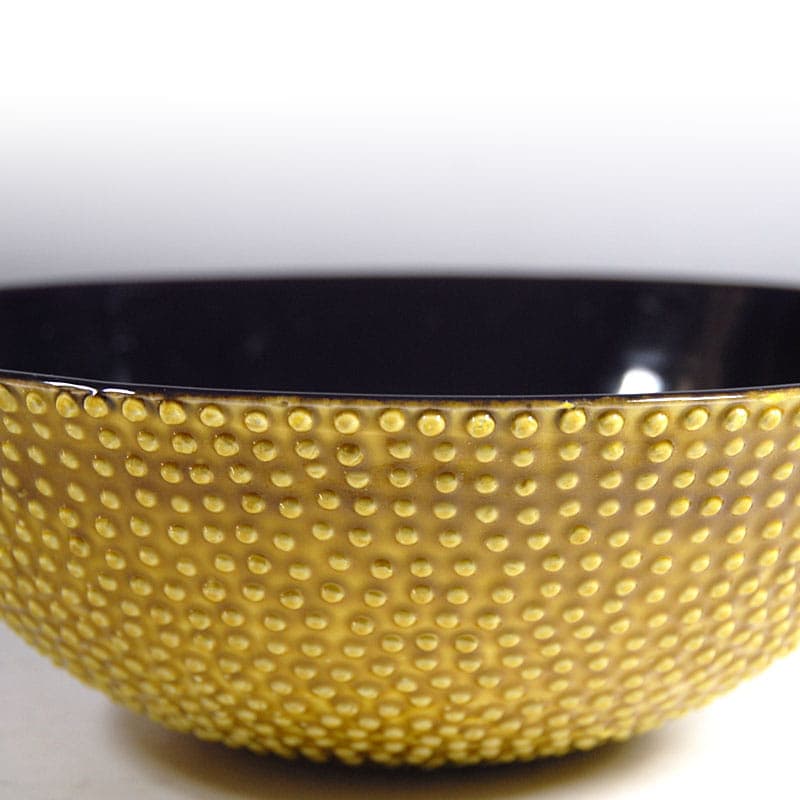 Ceramic bowl, yellow, Italy, 1970s. - 41362