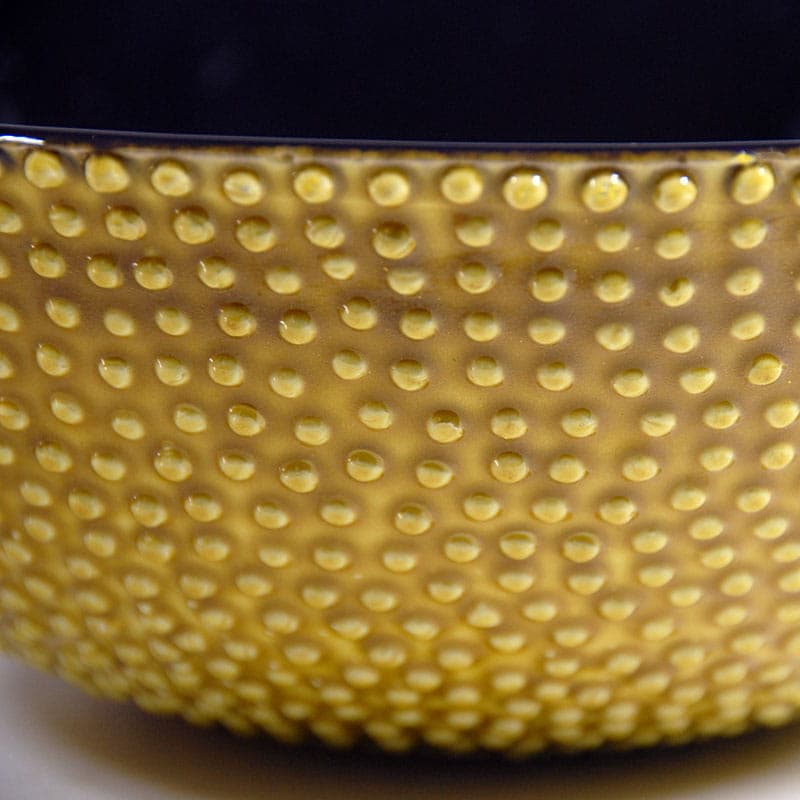 Ceramic bowl, yellow, Italy, 1970s. - 41364
