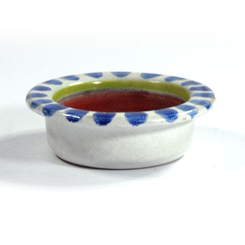 Bowl, multicolor ceramics, by G. Desimone, Italy, 1960s. - 41337
