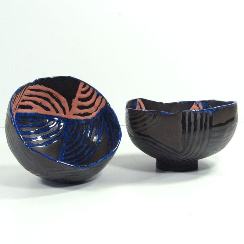 Para misek autorskich, ceramika multikolor, proj. J. Wysocka-Panasiewicz, Polska, XXI w. - 41317