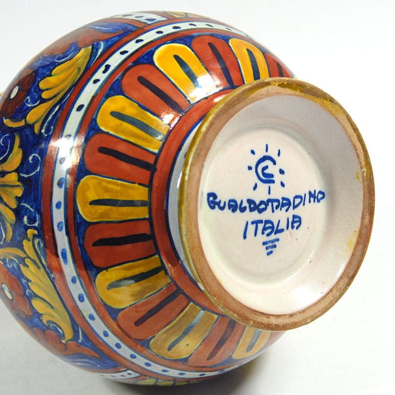 Dzbanek, Gualdo Tadino, multikolor, ceramika, Włochy, lata 60. - 41300