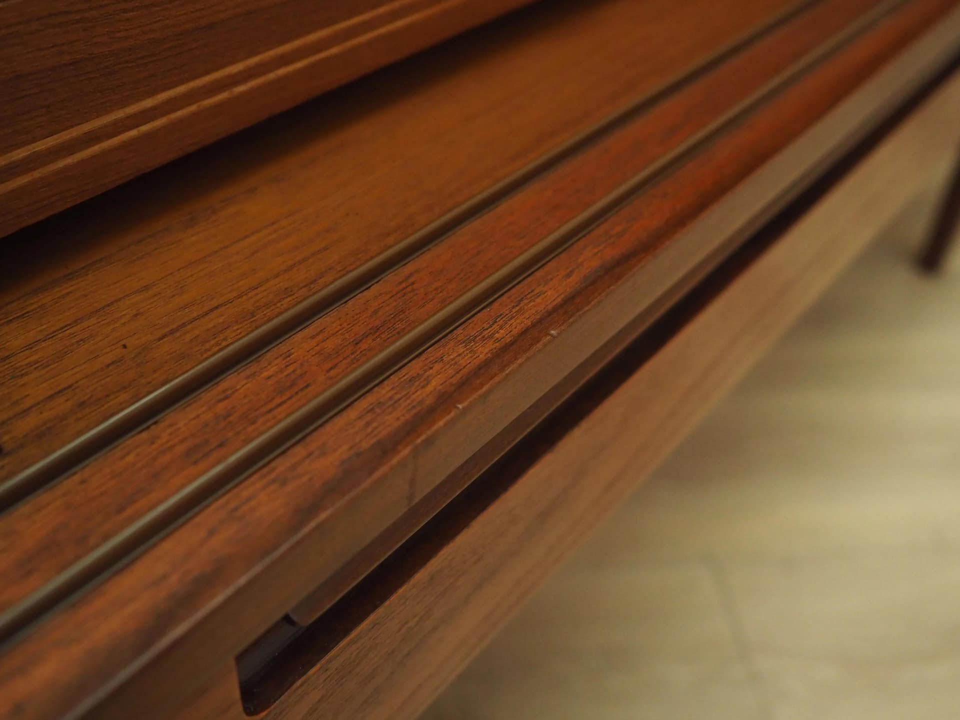 Highboard, teak brązowy, Dania, lata 60. - 42510