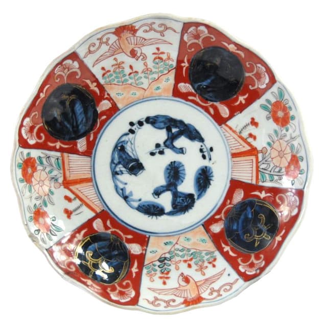 Imari Plate, multicolor, faience, Japan, late 19th/early 20th c. - DIMENSION