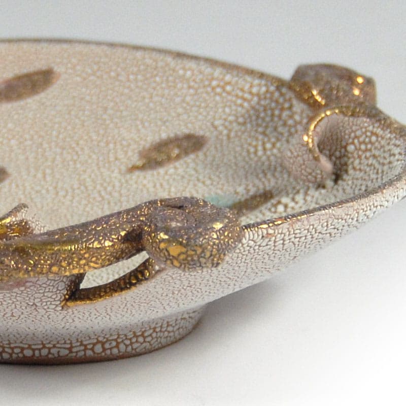 Patera, ceramika beżowa, Włochy, lata 60. - 41203