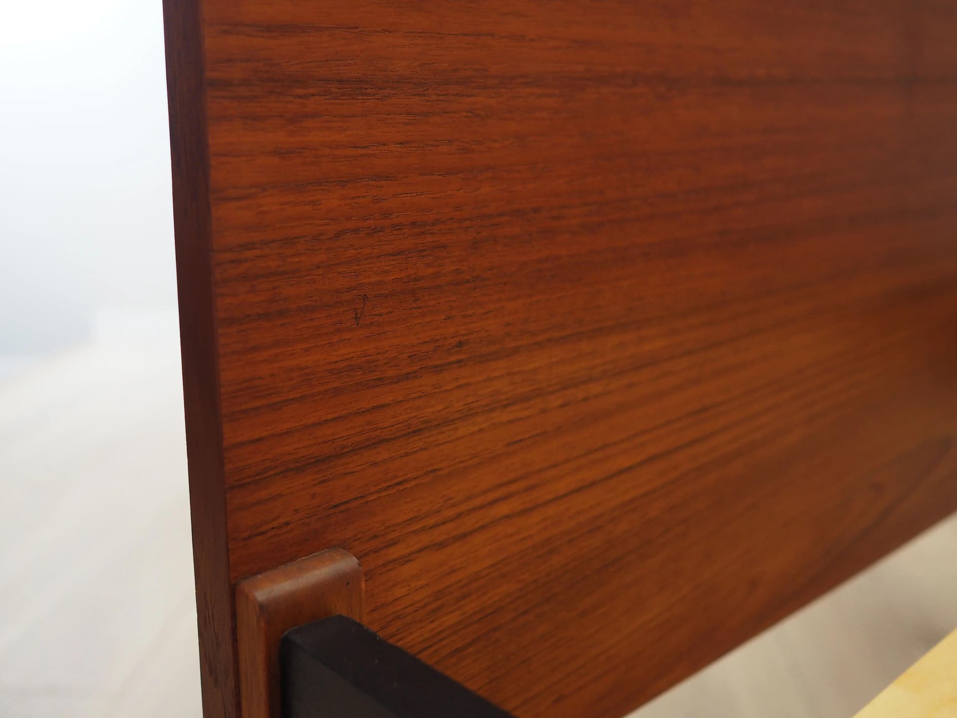 Łóżko, teak brązowy, Dania, lata 70. - 42452