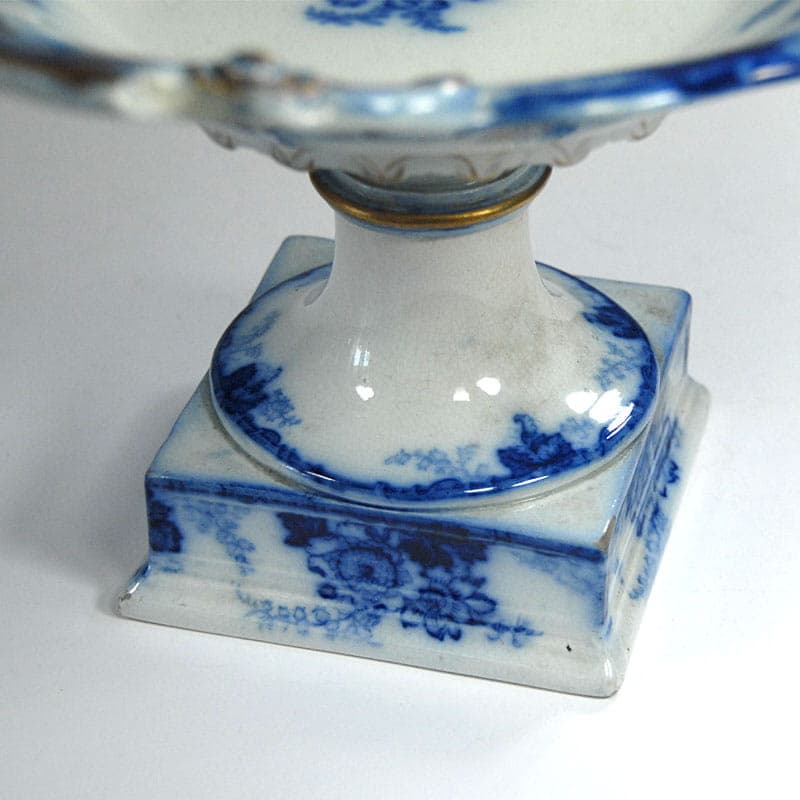 Victorian tazza, white faience, United Kingdom, 19th c. - 41191