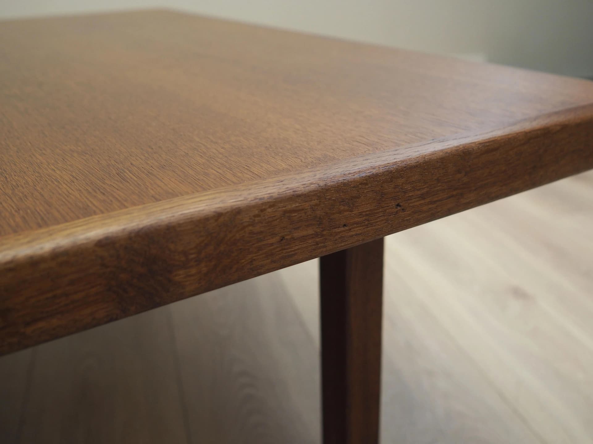 Coffee table, brown oak, by H. J. Wegner, Getama, Denmark, 1960s. - 42369